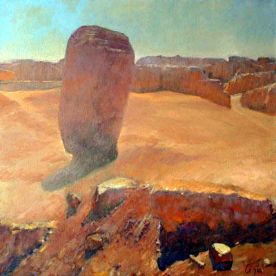 逝去的家园――李坚油画展