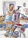 川美巴黎工作室工作的代奇