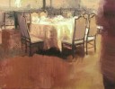 餐前。等待二  146X114CM  2007年