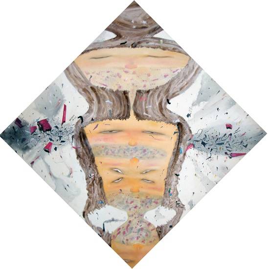 卡夫卡的感触 布面油画 120／120cm 2008