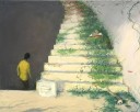 160乘200《下坡路》油画 丙稀