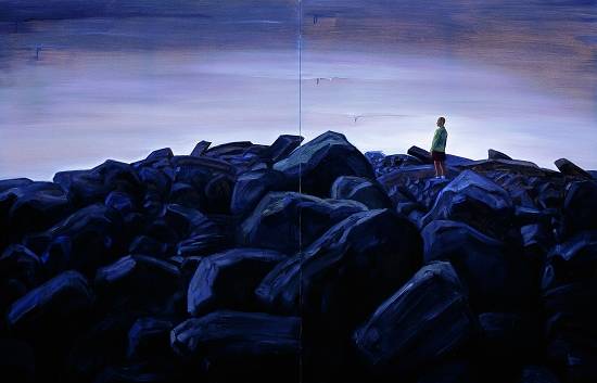 石头No.2布面油画200cm_150cm