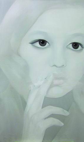 80－140听不见的心2  布面油画 2007