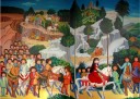 天使  布面丙烯 2007 310x220cm