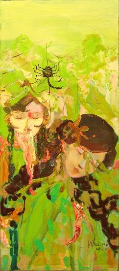 嬉皮风  160x70cm  2006年