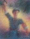 消失的形象04布面油画参展70cm90cm