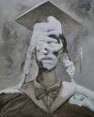 寒窗系列之一  160x130cm  2007年