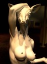 都市新真实之是人？是兽？尺寸 85cmx30cmx30cm