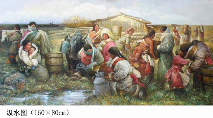 汲水图