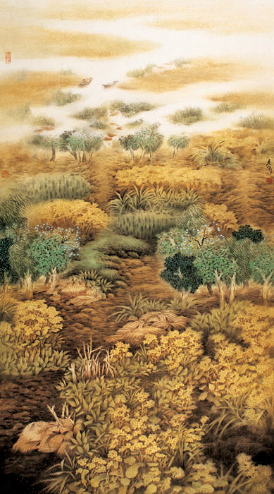 国画作品三