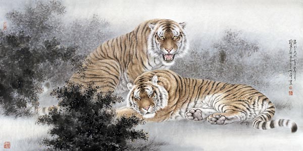 双虎 镜心