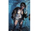 2004年作 油灯下