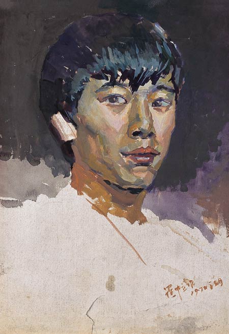1972年8月作 人物肖像