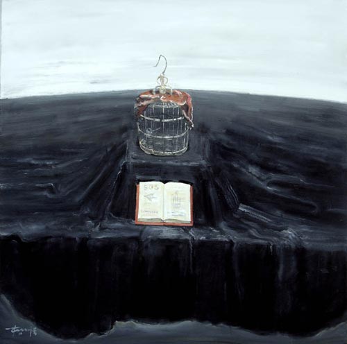 《祈祷》油画120×120cm