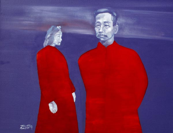 祥云映红拉萨河 120cm-155cm